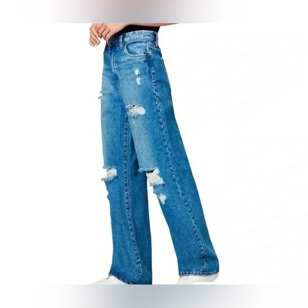 Blank NYC The Franklin Ribacage Wide Leg NWT - Picture 2 of 8